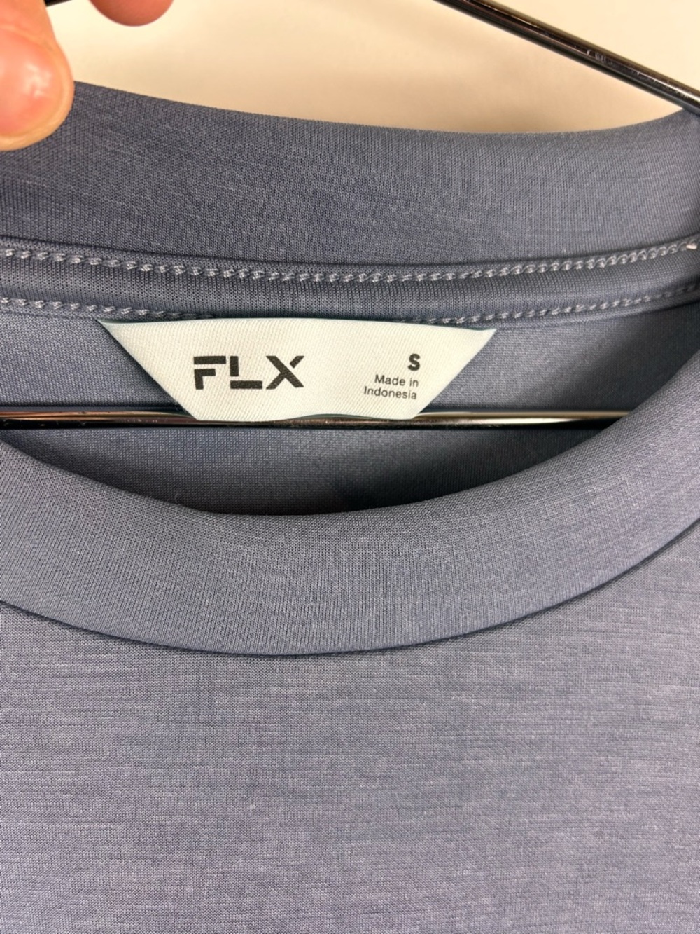 FLX women’s solace boxy tee in blue - Picture 6 of 6